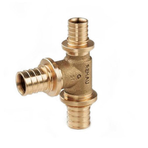 98260756 Тройник с уменьшенным торцевым проходом 20-20-16 Platinum RX STLM-0610266 REHAU