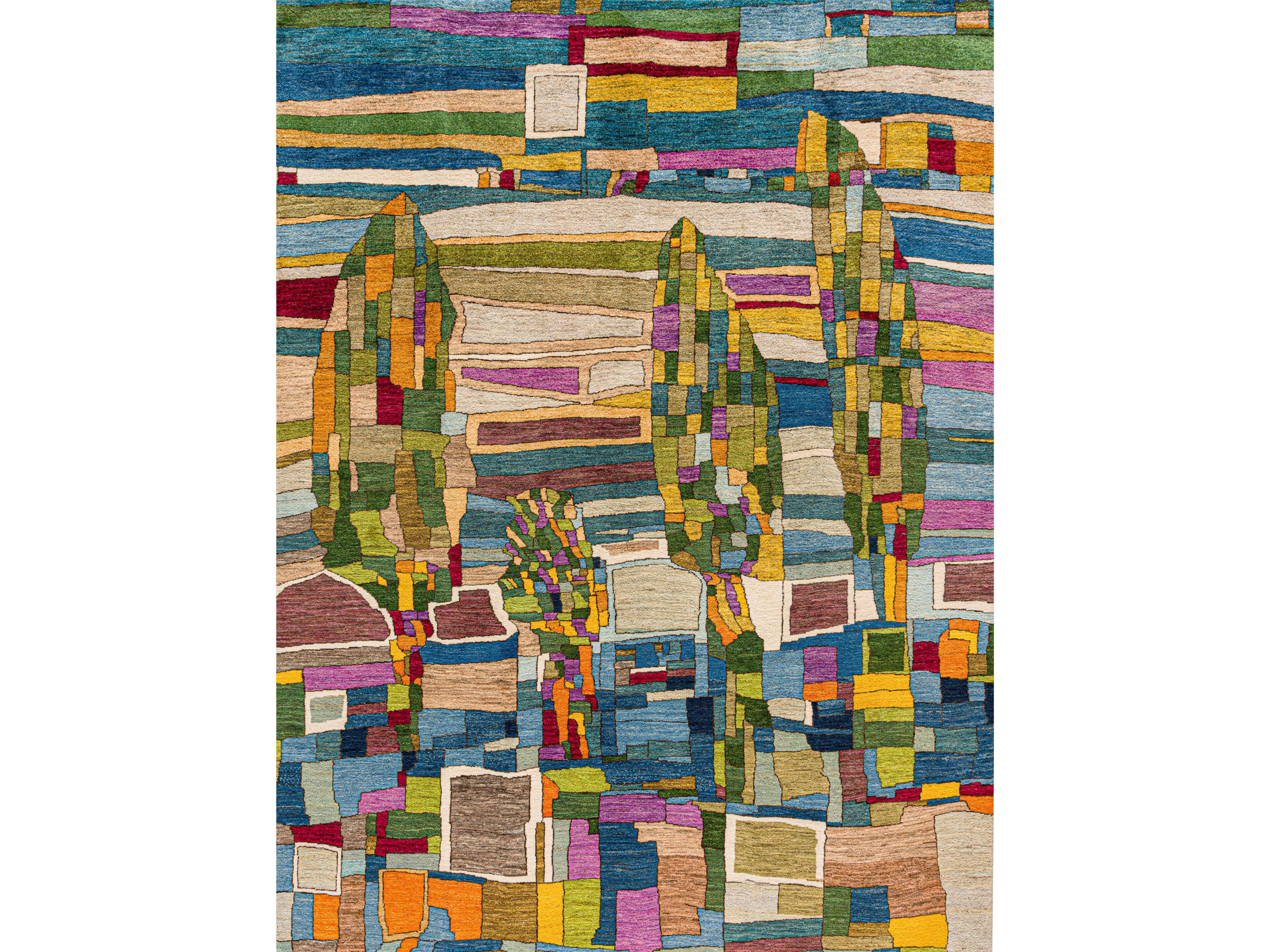 Прямоугольный шерстяной ковер Zollanvari Gabbehs Abstract &amp ARCH-00111747 - Вид №1