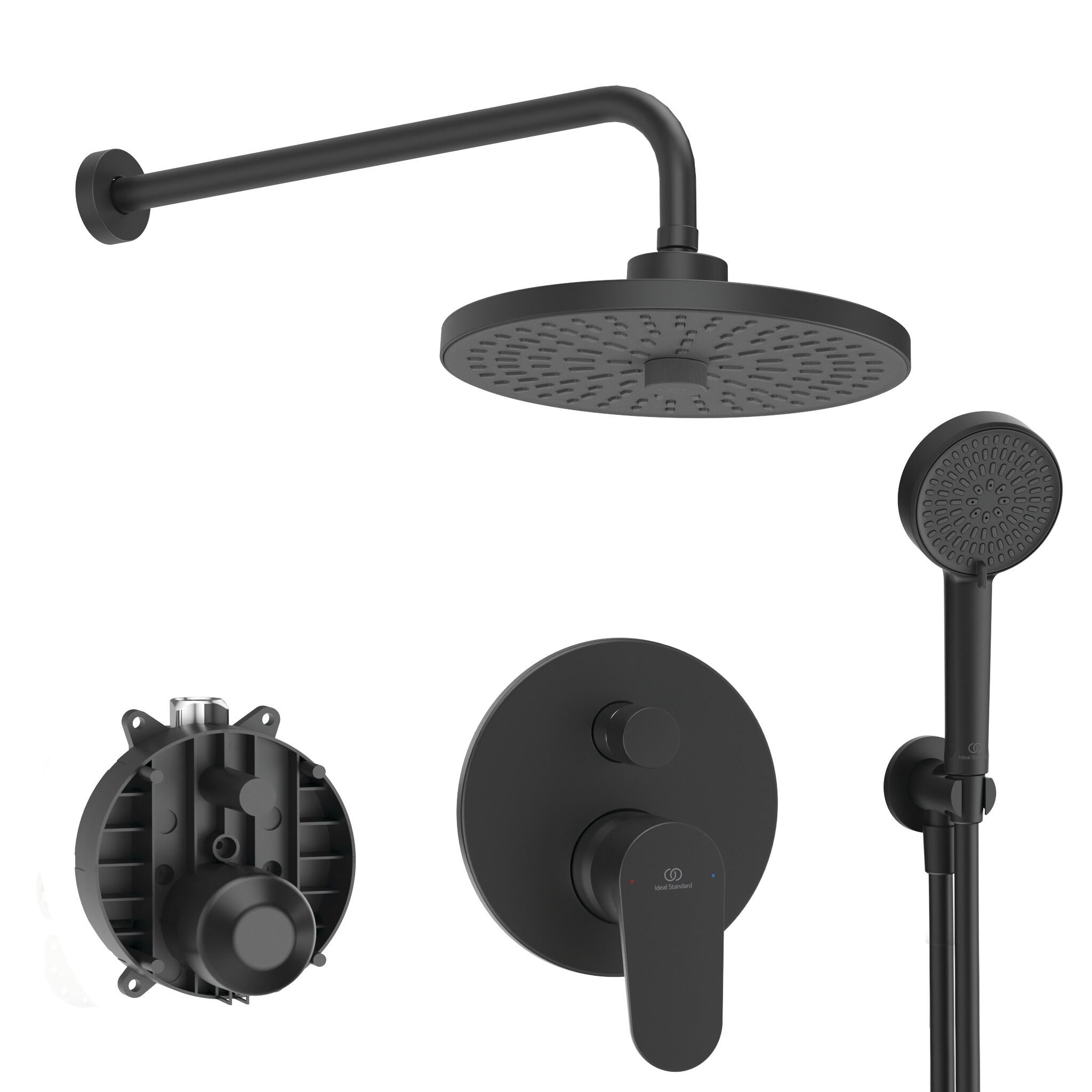 Однорычажный 4-луночный встраиваемый набор для душа Ideal Standard CERAFINE O ARCH-00061336 - Вид №1