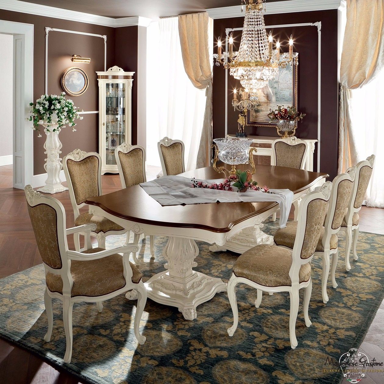 Мягкий стул в стиле барокко Modenese Luxury Interiors Bella Vita ARCH-00069226 - Вид №1