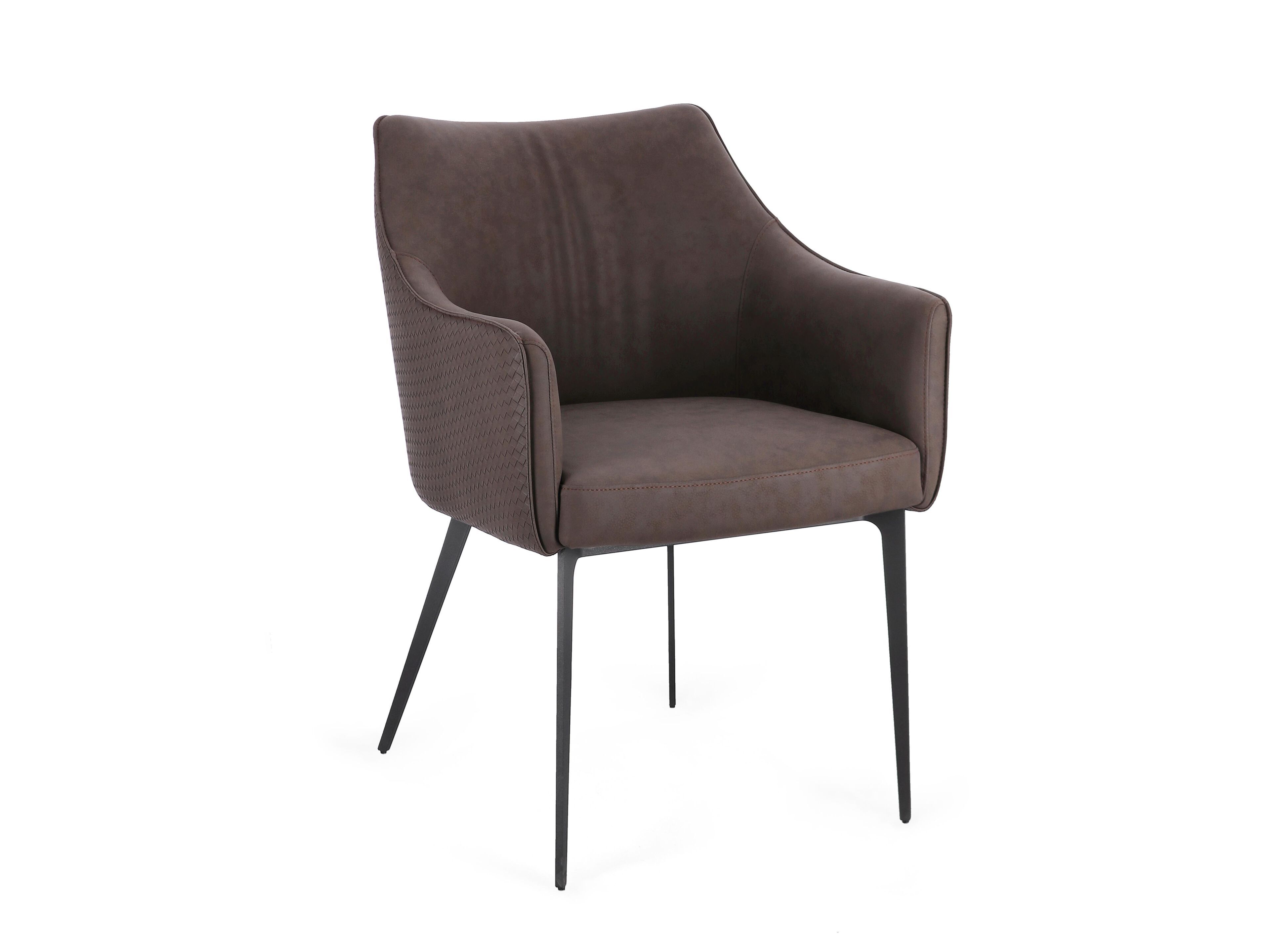 Мягкий стул из искусственной кожи с подлокотниками BIZZOTTO RUSSELL ARCH-00054797