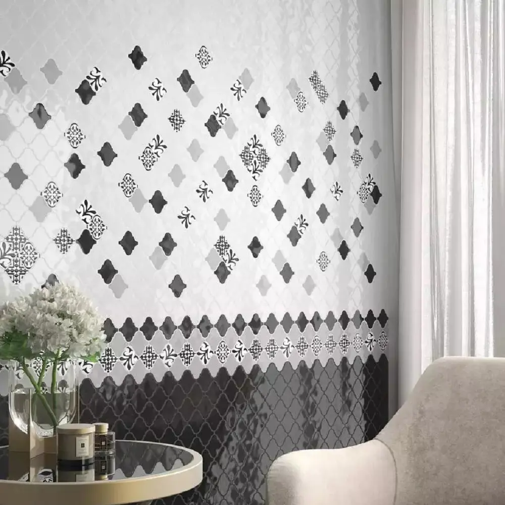 Мозаика Kerama Marazzi Arabesques Shiny 26x30 см цвет белый 84612982 STLM-2000417 Арабески
