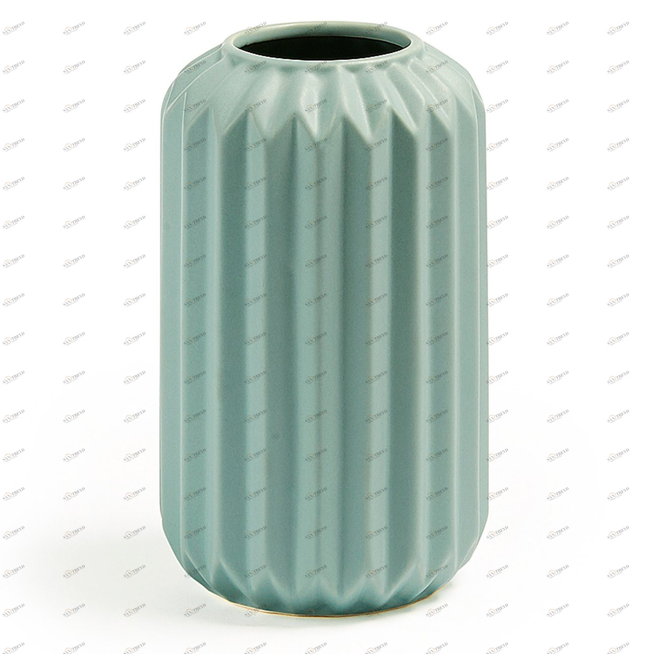 Ваза керамическая бирюзовая 23 см Lineal от La Forma LA FORMA LINEAL 343169 Голубой 