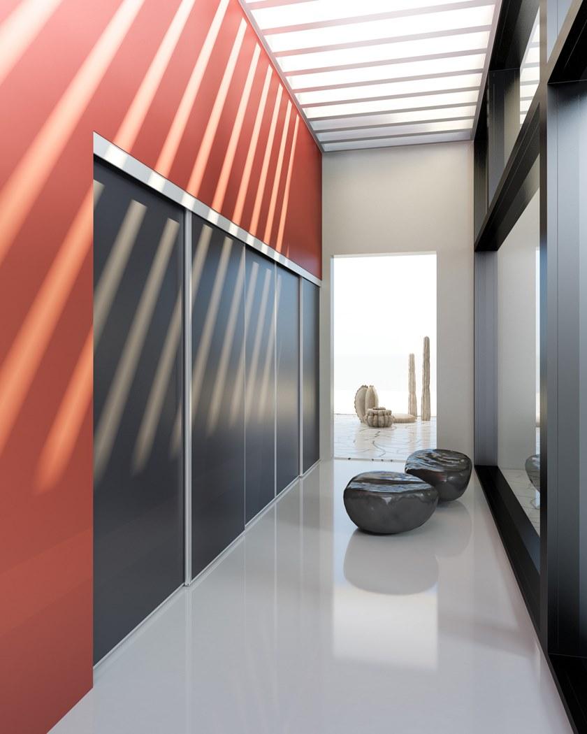 De Rosso Гардеробная со сверхлегкими раздвижными дверцами на заказ Aliante system sun-id-1402329 - Вид №16