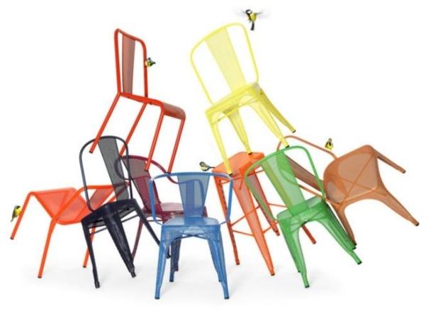 Tolix Штабелируемый металлический стул A sun-id-1450328 - Вид №5