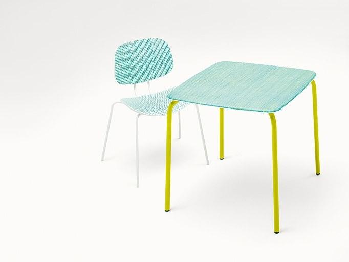 Paola Lenti Квадратный штабелируемый садовый стол Lido B133te - Вид №1