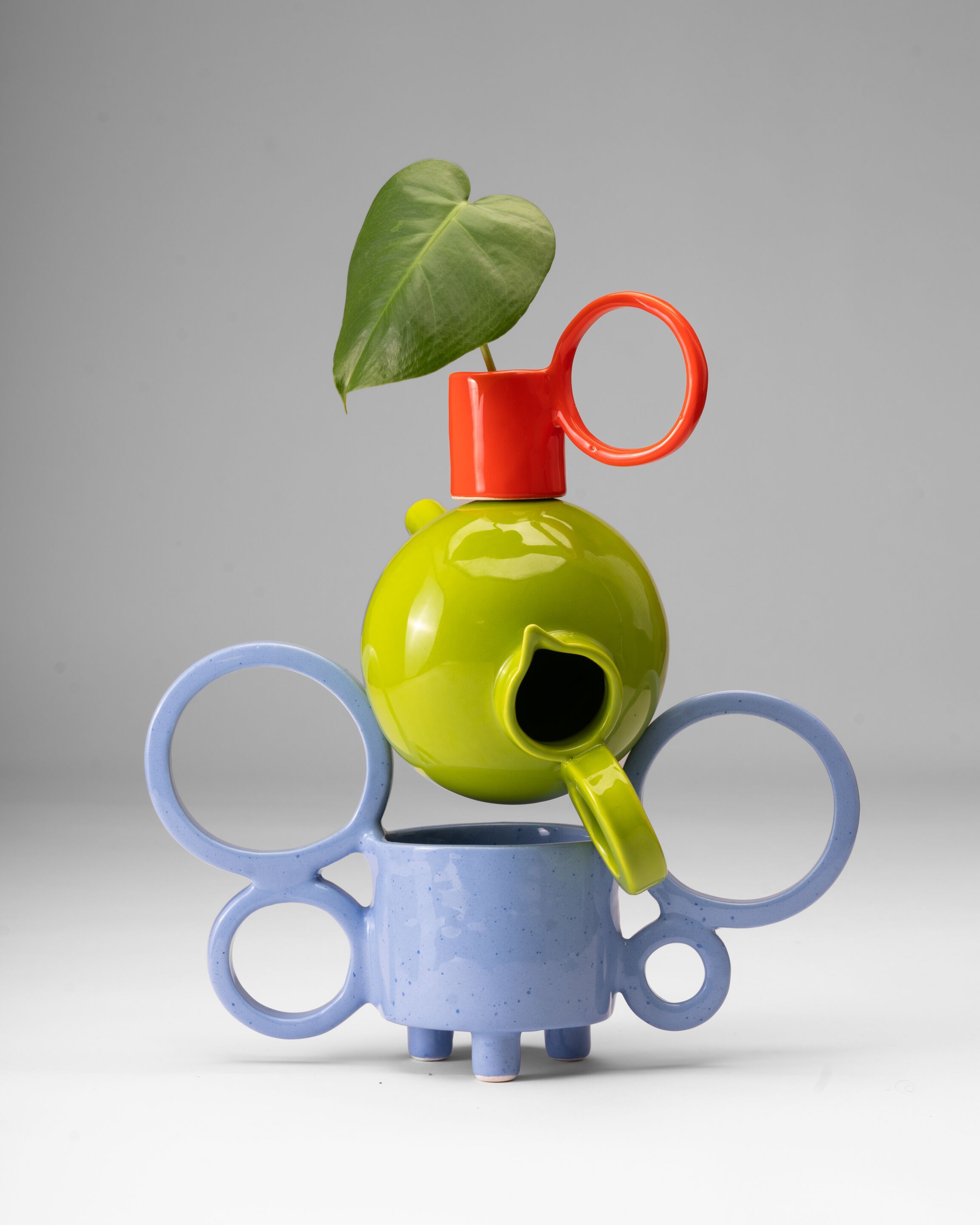 Набор керамических чашек с блюдцем Paolo Santangelo Euclidea ARCH-00129424 - Вид №4