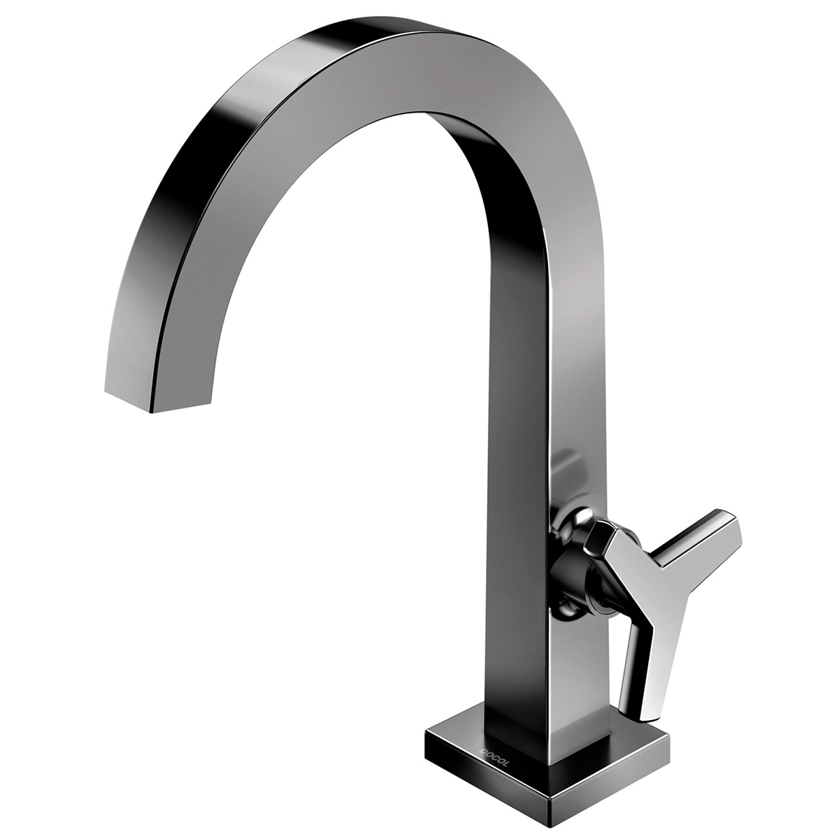 00876348 Полированный графитовый смеситель для ванной комнаты Docol DOCOL CITY 
