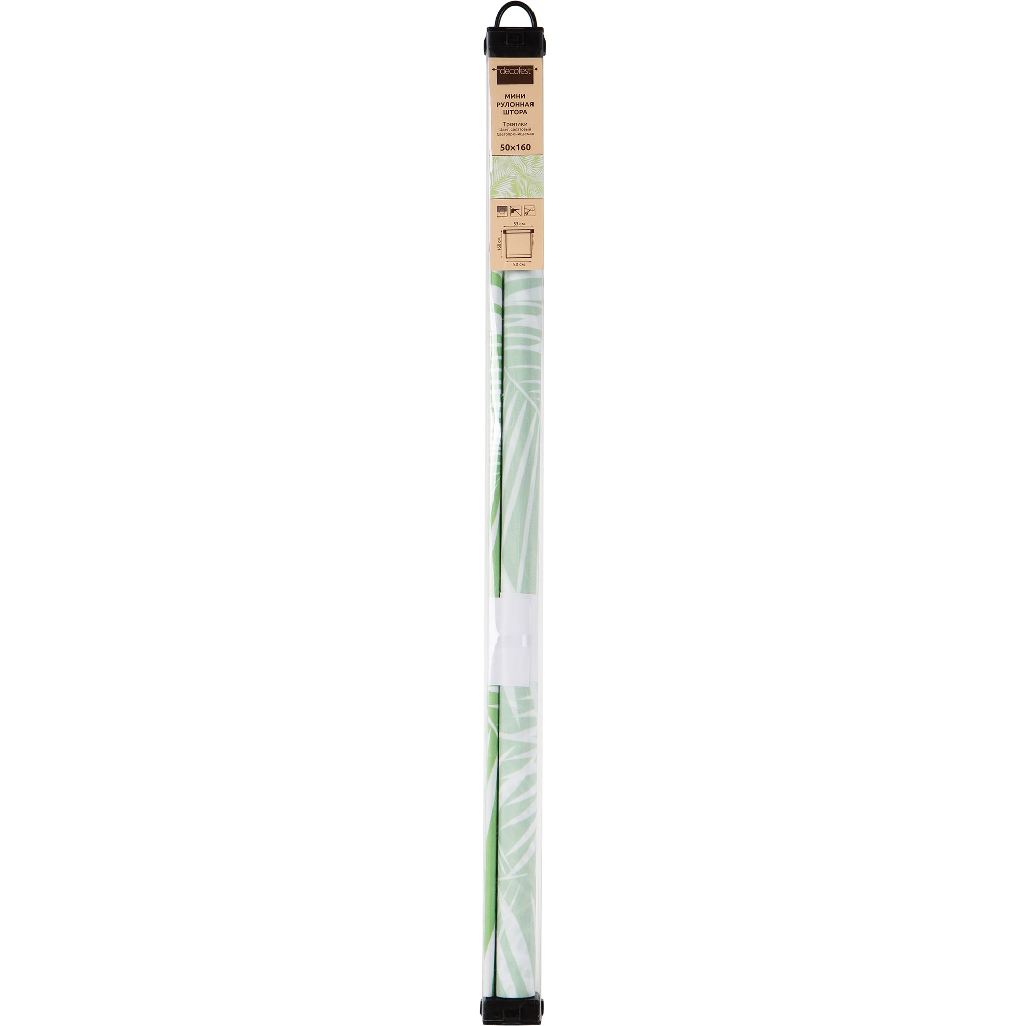 82023862 Штора рулонная «Тропики», 50х160 см, цвет салатовый Santreyd  - Вид №5