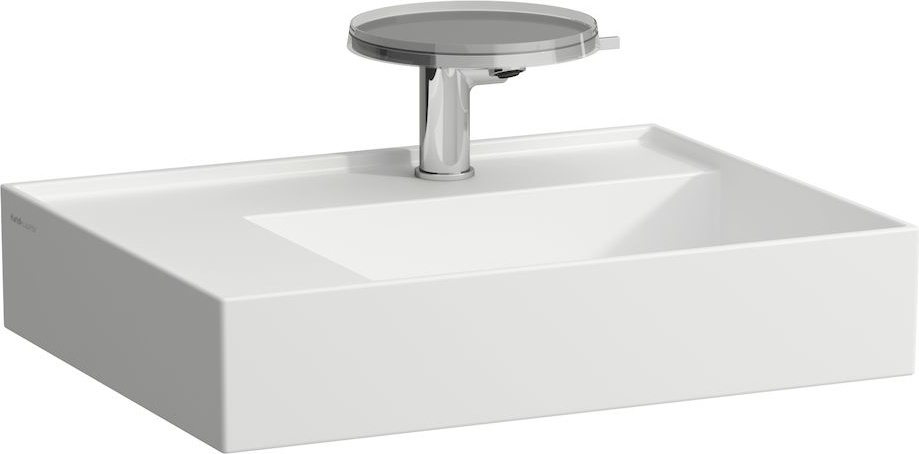 H8103357591121 Раковина с полочкой слева, со специальным скрытым сливом LAUFEN PRO - Вид №17