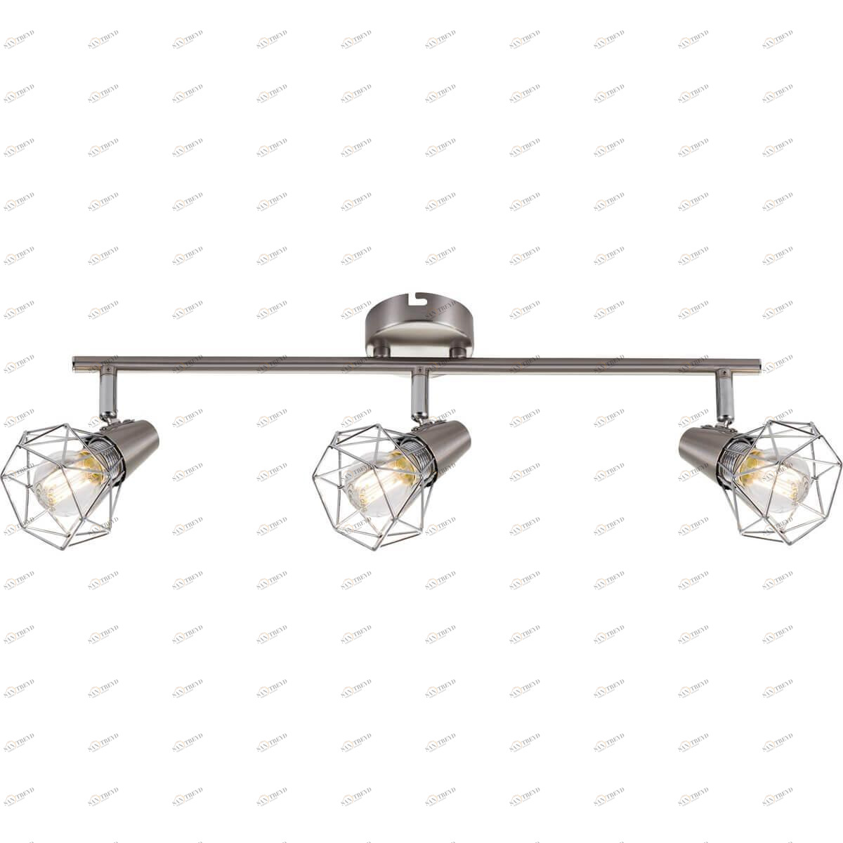 Спот потолочный на 3 лампы никель Distratto 7004-703 RIVOLI DISTRATTO 00-3924543 Никель 