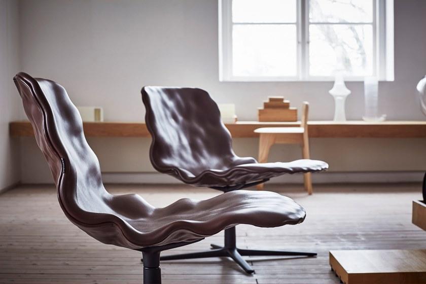 Blå Station Поворотное кожаное кресло с 4-мя спицами Dent B505d Bla Station - Вид №3