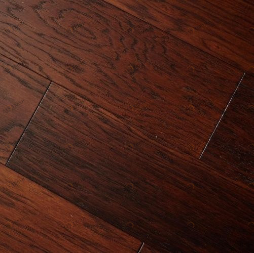 Паркетная доска Bau Master Хикори Гикори Рустик с брашью (Текстурированная) 1215х165 мм EI1152