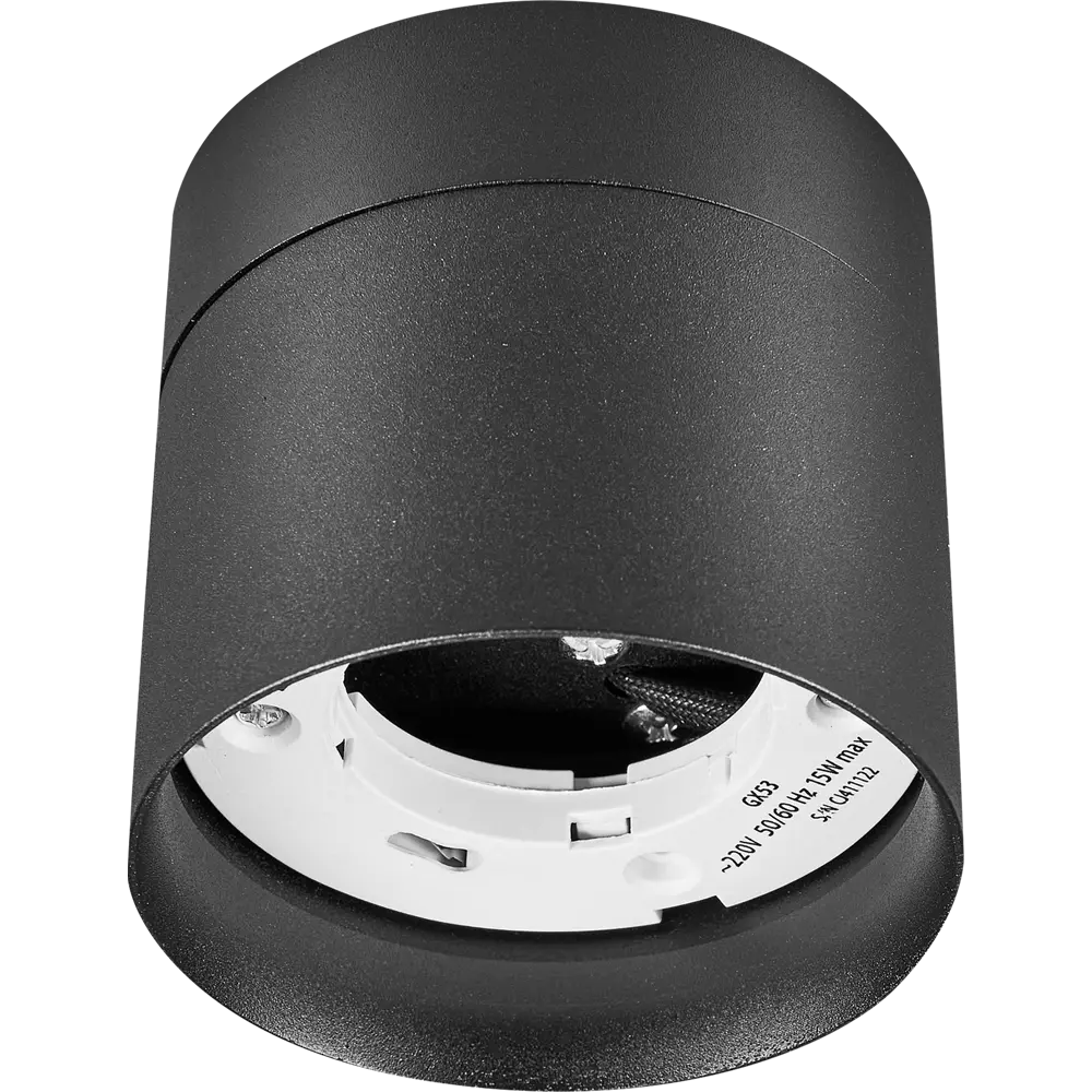 Спот поворотный встраиваемый/накладной S615 3 м² IP20 GX53 цвет черный 84609044 STLM-2130974 Fametto  - Вид №3