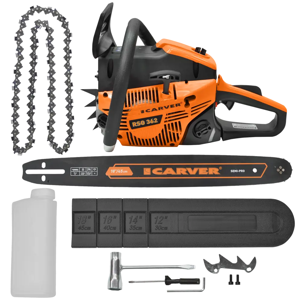 Бензопила Carver RSG 362 3.2 л.с. шина 50 см 89136102 STLM-2026713  - Вид №1