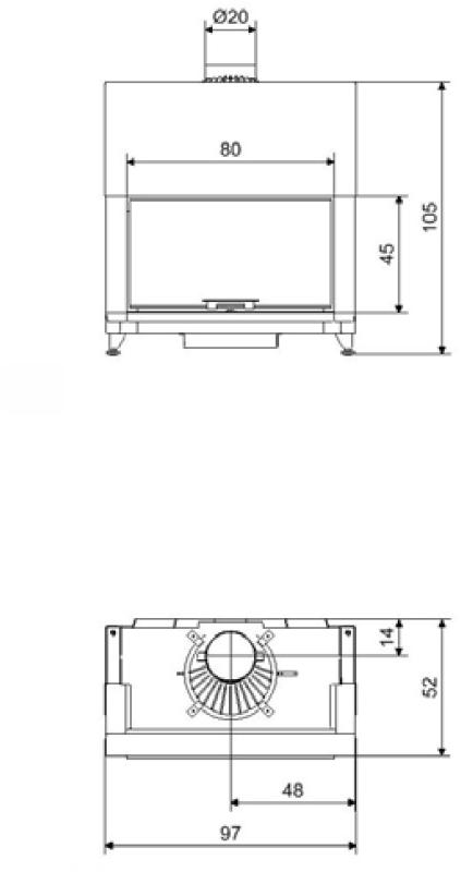 RÜEGG Дровяной стальной камин Flex line sun-id-1368846 - Вид №20