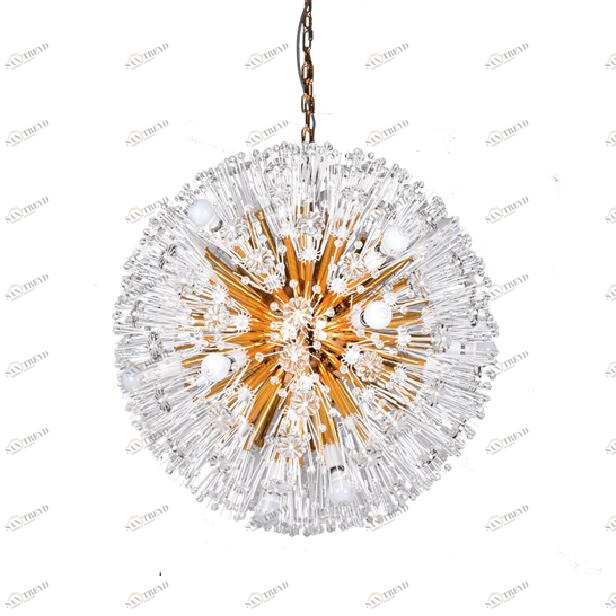 Светильник подвесной 100х50 см золотой Bonnington BRCH9012-500 DELIGHT COLLECTION ДИЗАЙНЕРСКИЕ 00-3883076 Золото;прозрачный 