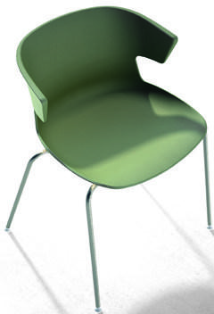 Quadrifoglio Штабелируемый стул из полипропилена Cove sun-id-1476237 - Вид №1