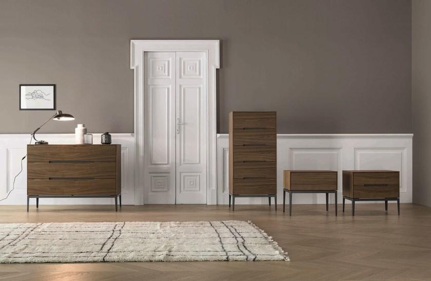 Bonaldo Прямоугольная тумбочка из орехового дерева с ящиками Wai e gala sun-id-1370069 - Вид №4