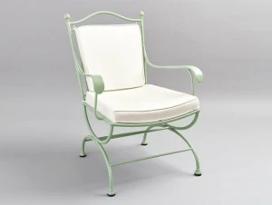 OFFICINACIANI Садовое кресло из кованого железа с подлокотниками Rombi Gf4002ar
