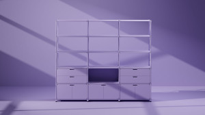 Мобильный офис / металлический офисный книжный шкаф