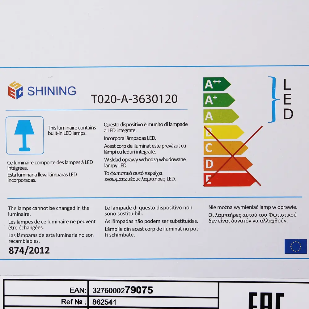 Панель светодиодная 120х30 см 40 Вт, 3200 Лм, IP20 18851727 STLM-2142335 Santreyd  - Вид №5