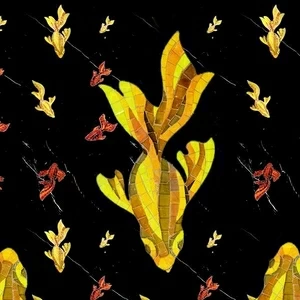 ВСТАВКА ИЗ СТЕКЛЯННОЙ МОЗАИКИ APM - FISH ALMA ХУДОЖЕСТВЕННЫЕ ВСТАВКИ