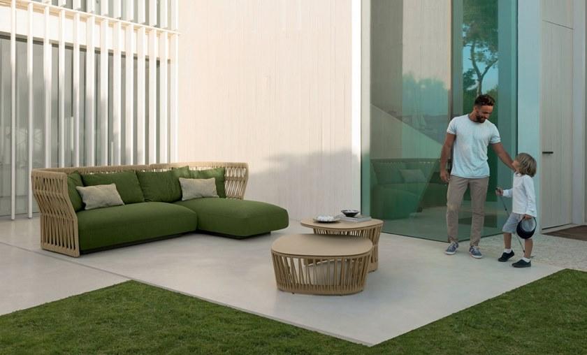 Talenti Модульный садовый диван из ткани и веревки Cliff sun-id-1425103 - Вид №29