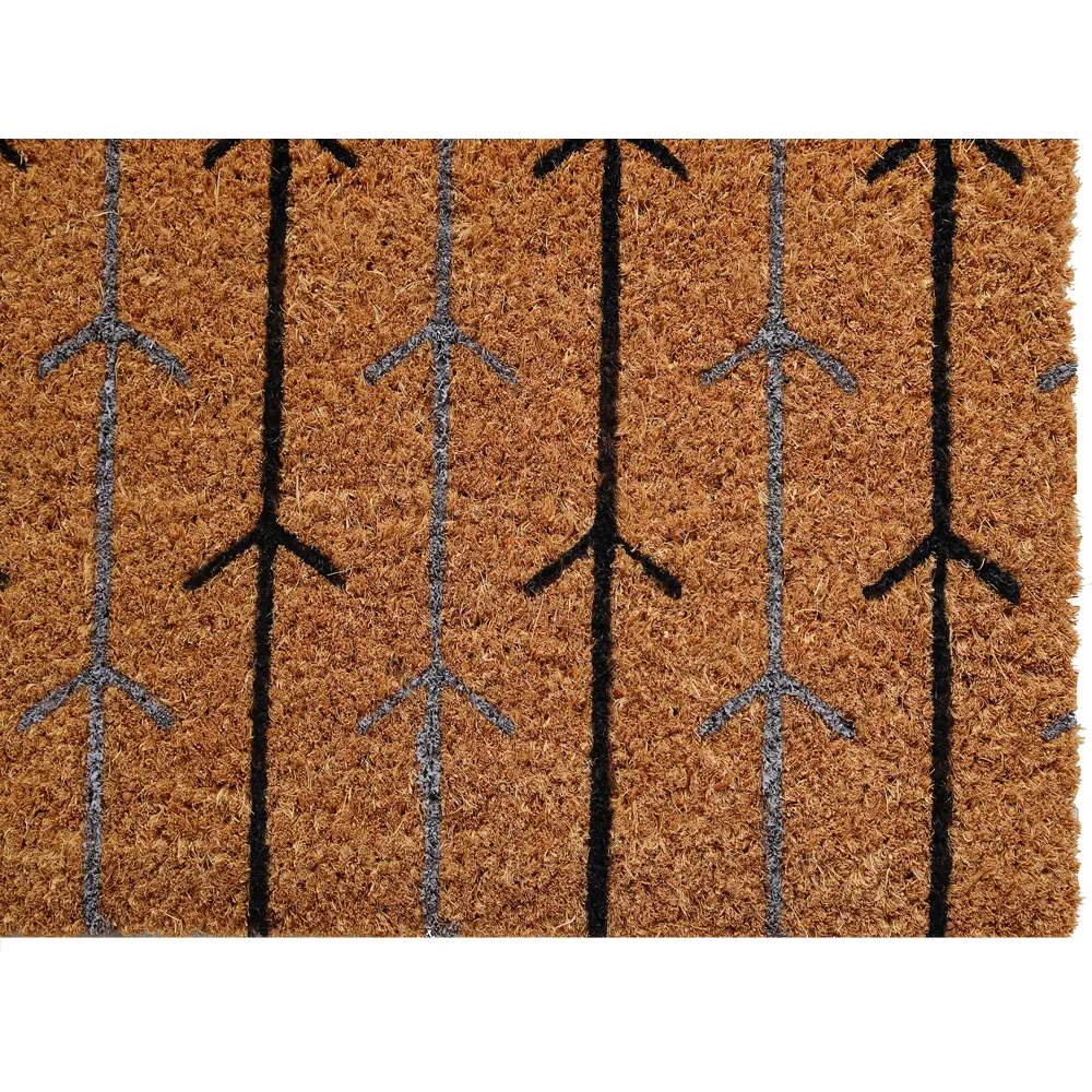 Коврик декоративный кокос Velcoc Kera Arrows 40x75 см цвет бежевый STLM-2149232 - Вид №4