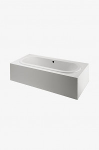 CLWP4R Классическая овальная ванна с гидромассажем 78 "x 39" x 22 "для правой руки с центральным сливом Waterworks