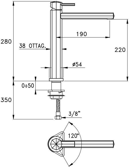 RUBINETTERIE STELLA Смеситель для кухни Firenze 3230mc - Вид №1