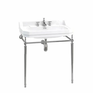 B18 1TH, T50 CHR Напольная раковина стоящая овальная Burlington EDWARDIAN