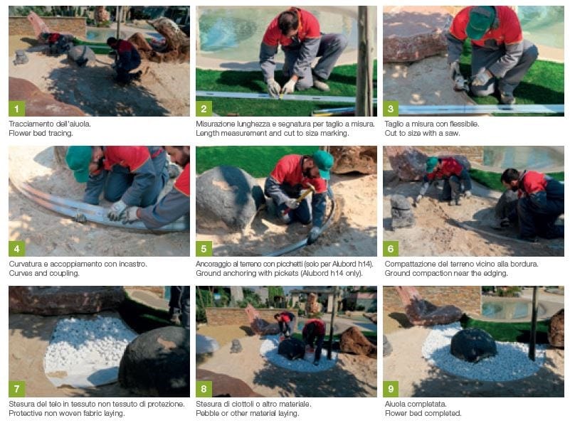 Рециркулированные пластиковые клумбы бордюр GRANULATI ZANDOBBIO ARCH-00062387 - Вид №6