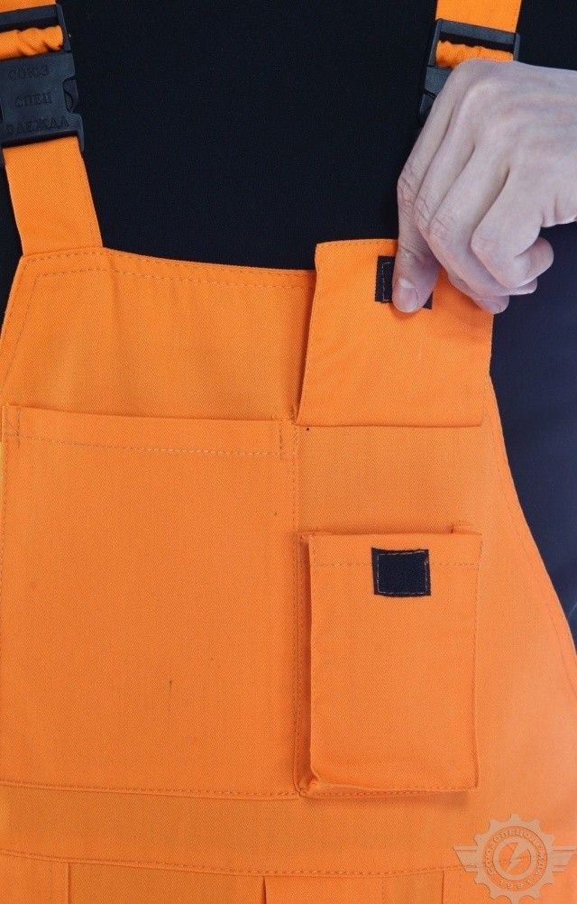 65930 Костюм "Дорожник Флюр" с СВП  Летняя спецодежда  размер 52-54/170-176  - Вид №12