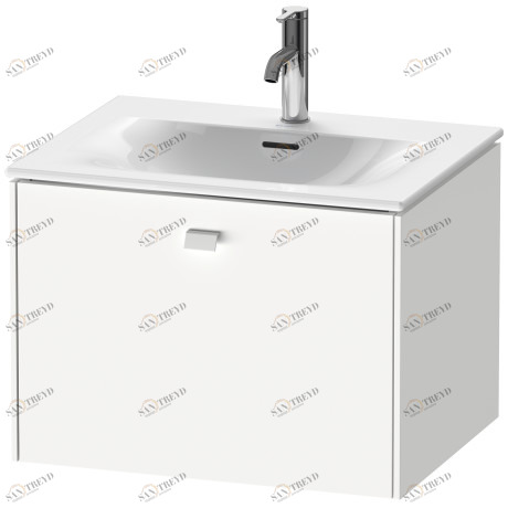 BR421001818 Brioso Тумбочка подвесная Белый матовый, декор Duravit