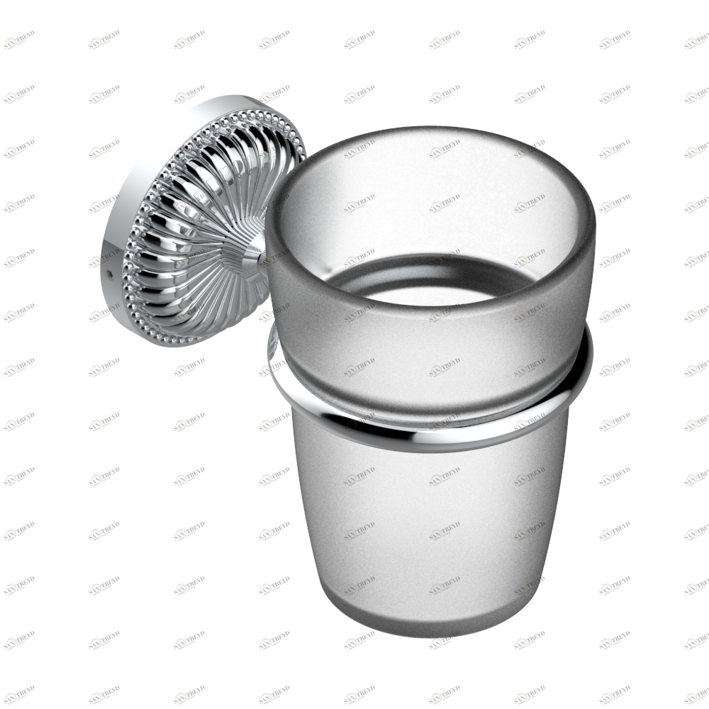 G31-536 Стакан настенный для зубных щёток Thg-paris Cygne Хром G31-536 CAT.A