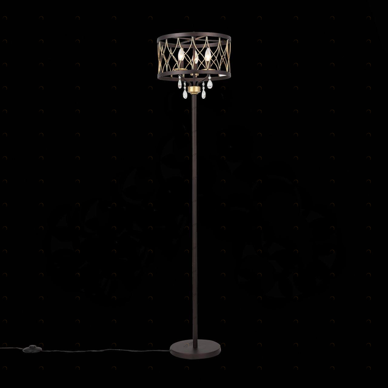 Торшер ST Luce Grassо SL789.425.03 ST LUCE ЭЛИТНЫЕ 112537 Коричневый 