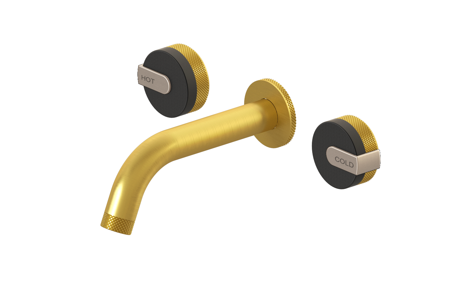 E-11530-R1BK-L1SN-BAU Смеситель для умывальника из 19,1см носикем (внешняя часть) GRAFF MOD+