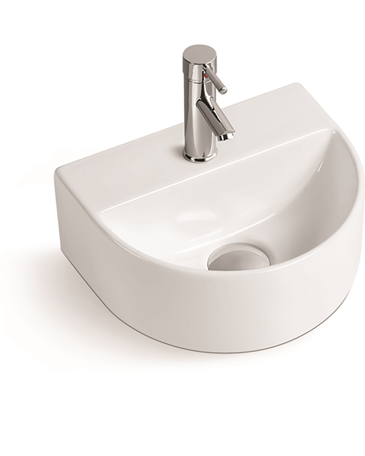 SL-2007 Раковина керамическая накладная с переливом LAB.Space 