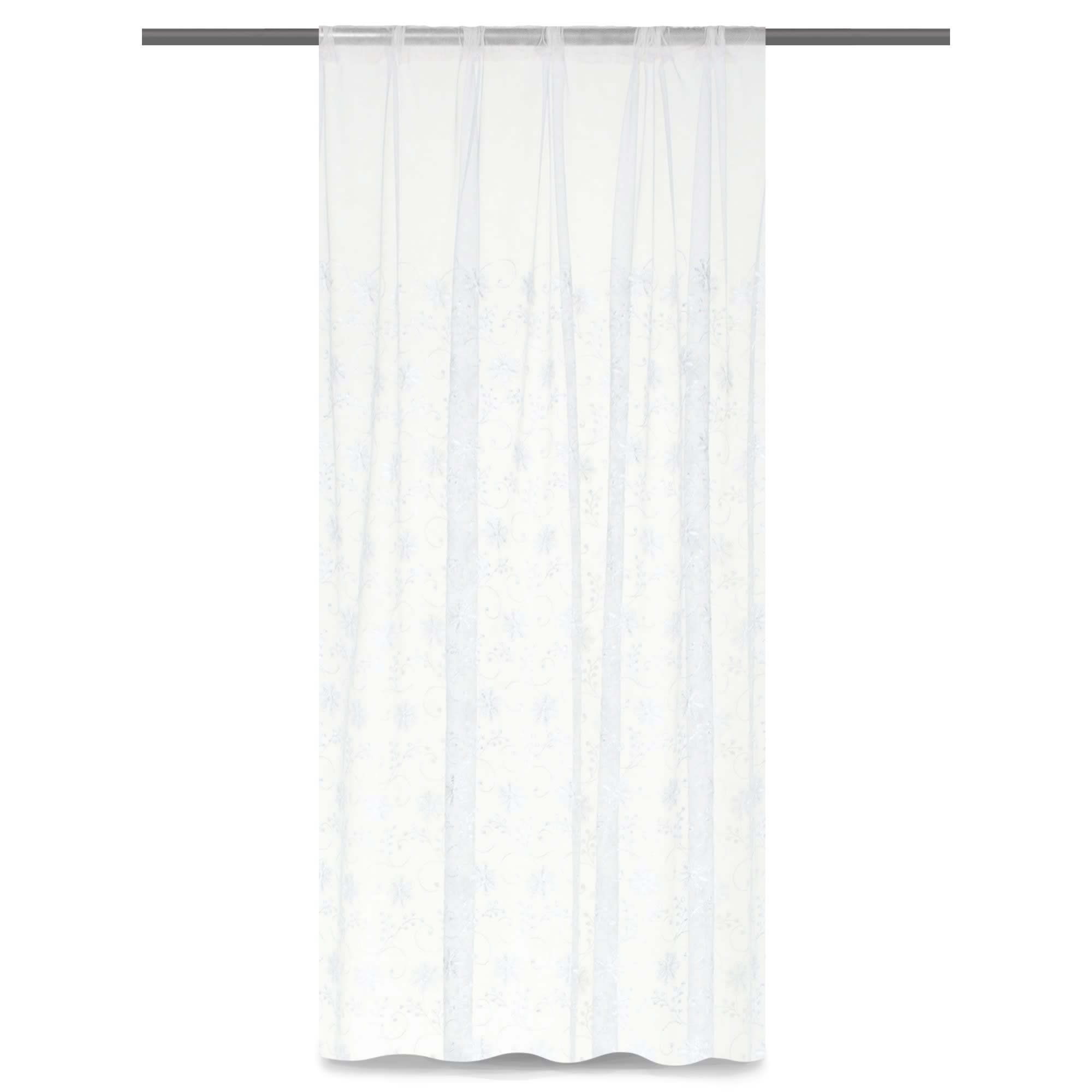 18205733 Тюль на ленте «Майя» 250х260 см цвет бежевый Santreyd 