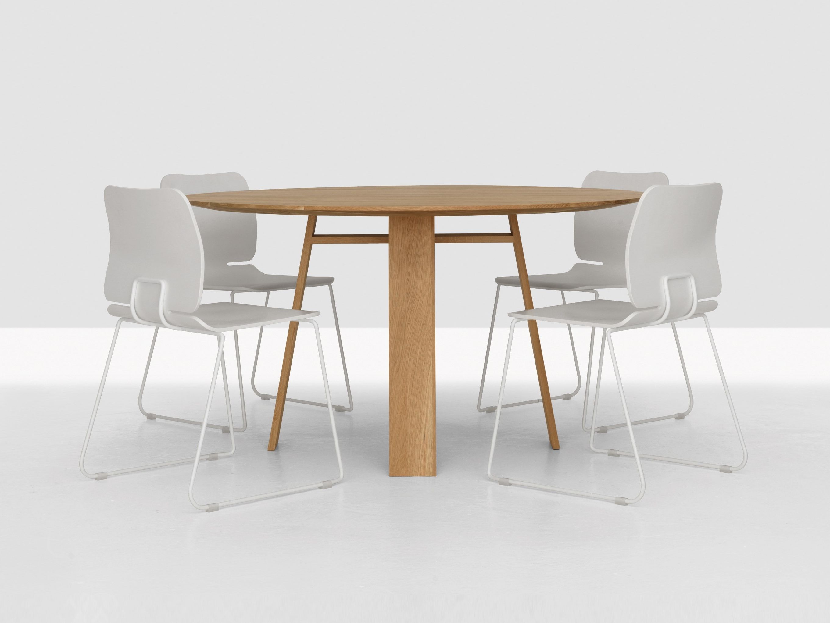 Круглый деревянный стол ZEITRAUM Bondt ARCH-00077267 - Вид №4