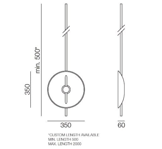 Каррара мрамор светодиодный потолочный светильник Rakumba Mito ARCH-00022759 - Вид №2