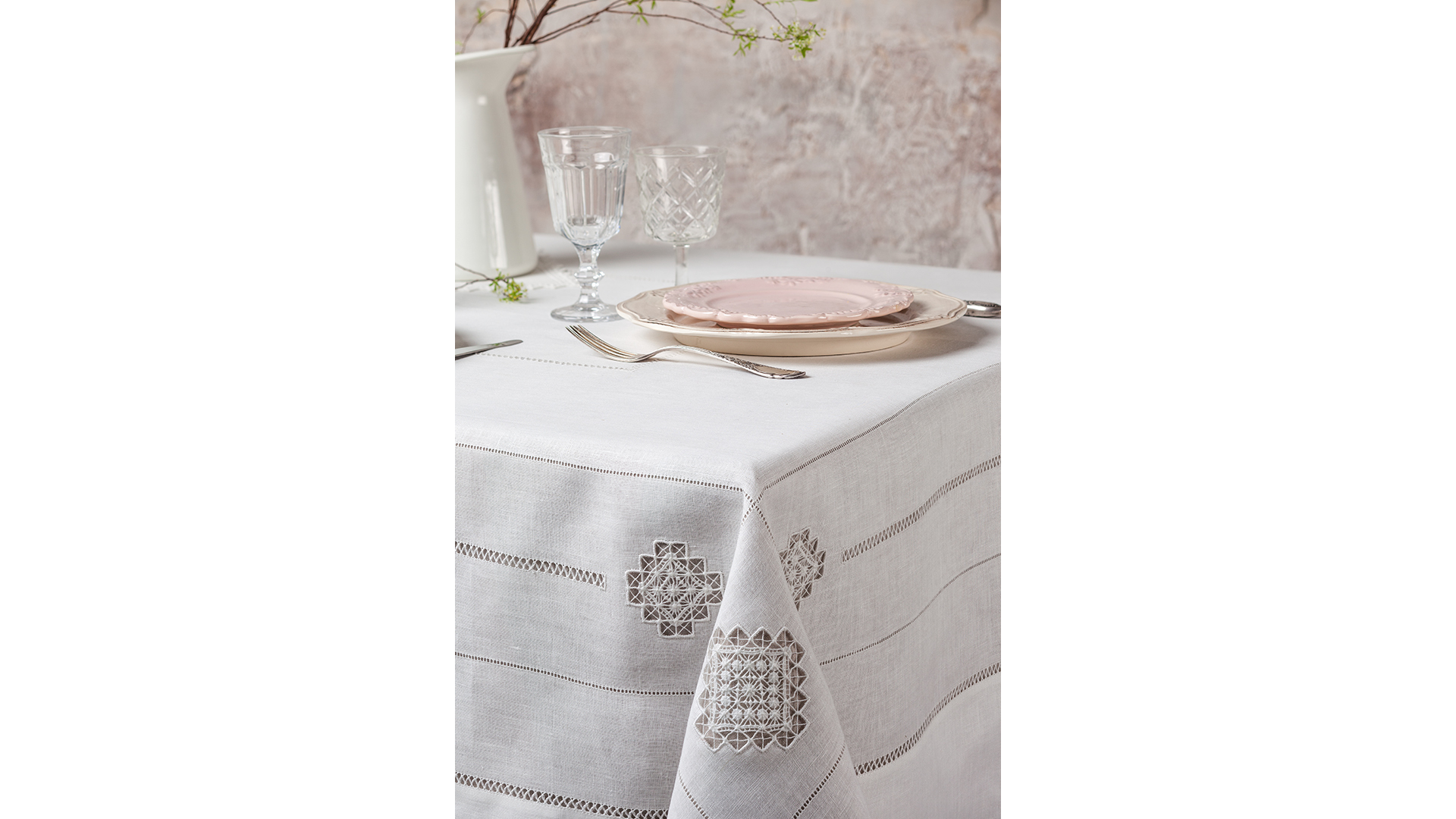 10616535 Крестецкая строчка Скатерть 220x150см Ткань  - Вид №3