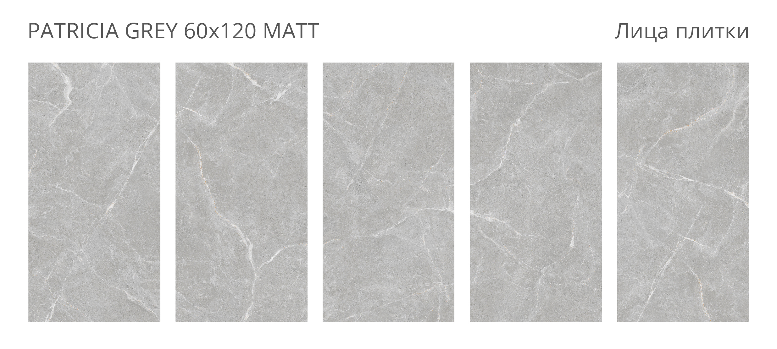 VELVET PATRICIA GREY – Элегантность серого мрамора STP-ST665 INCOLOR - Вид №1