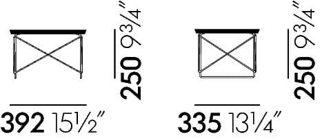 Журнальный столик с столешницей из каррарского мрамора и стальным основанием VITRA OCCASIONAL TABLE LTR ARCH-00072542 - Вид №9