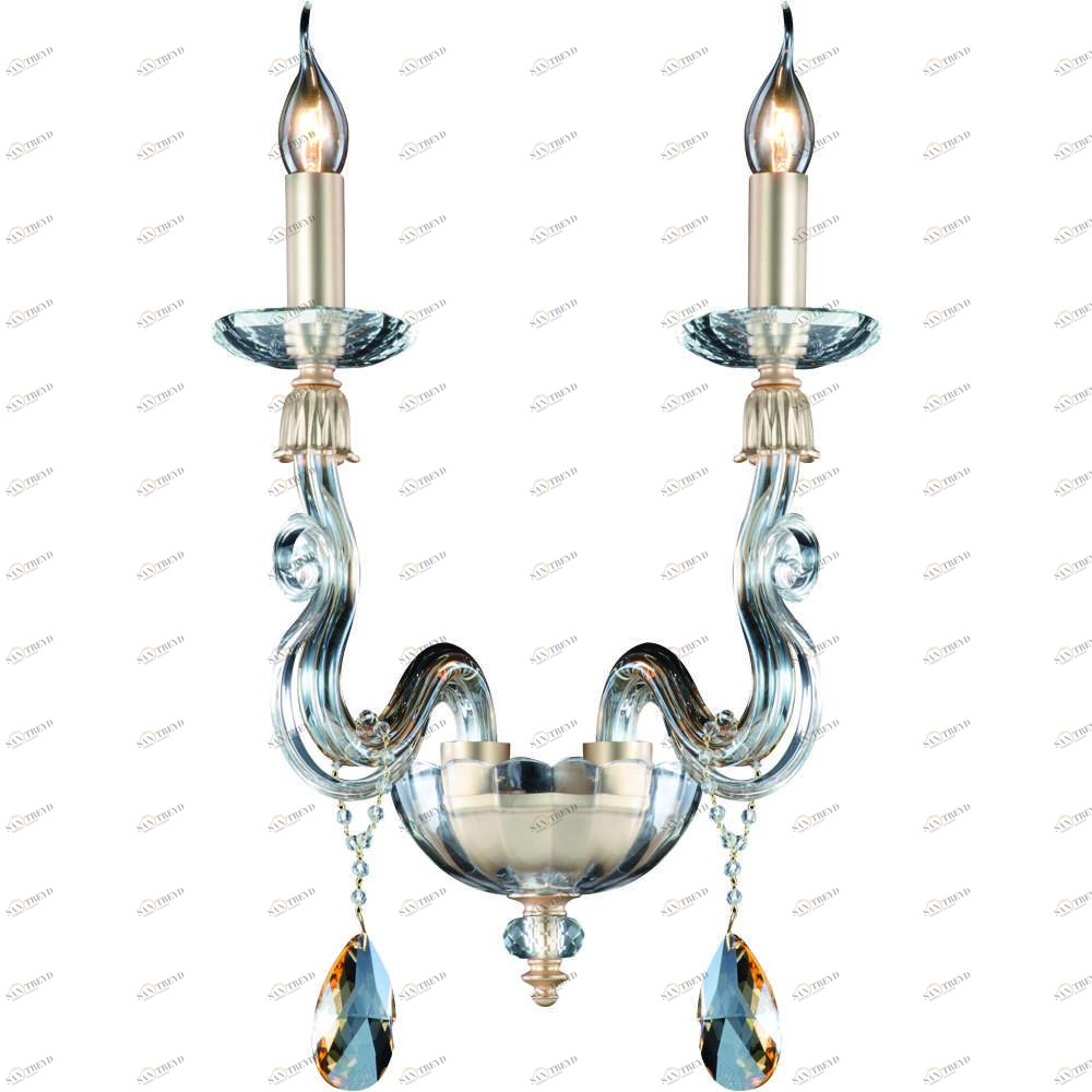 Бра Divinare Carl 5124/07 AP-2 DIVINARE СВЕЧА 077570 Бежевый;серебро 