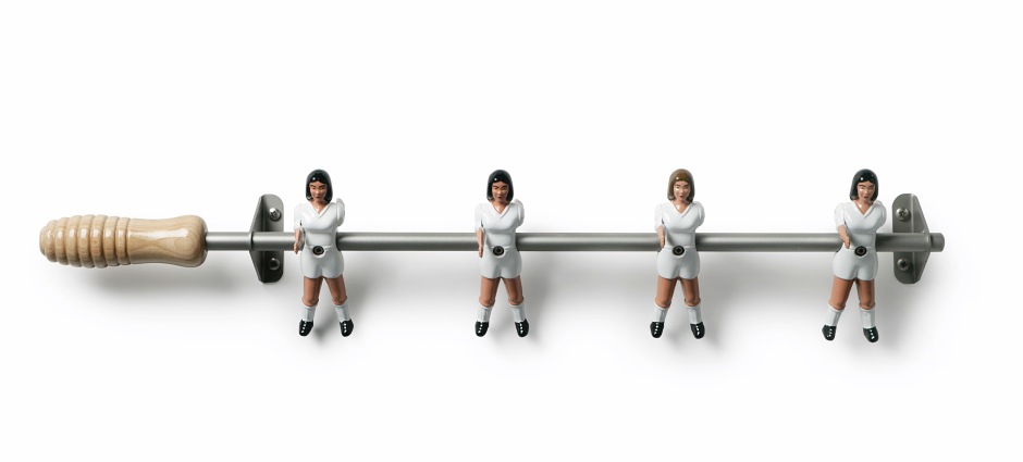 058574 Вешалка 4, футболистки Мадрид RS Barcelona Champions Santreyd  - Вид №1