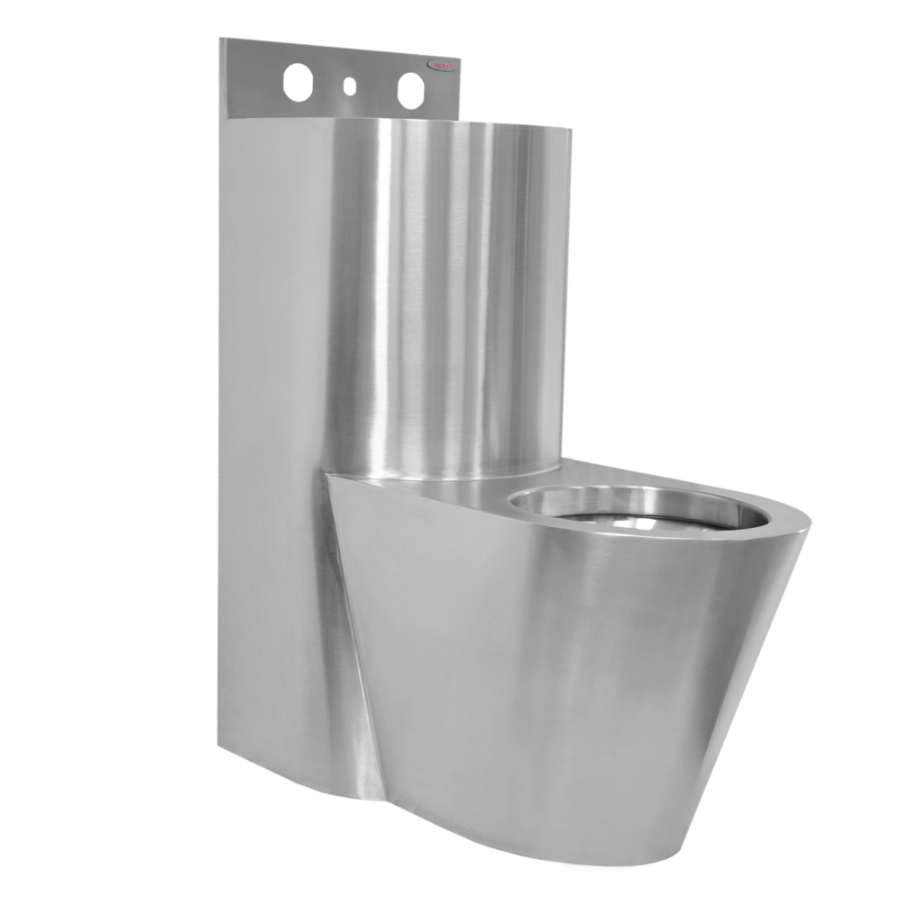 MF-233 Унитаз литой напольный с встроенной раковиной Public Steel  - Вид №1