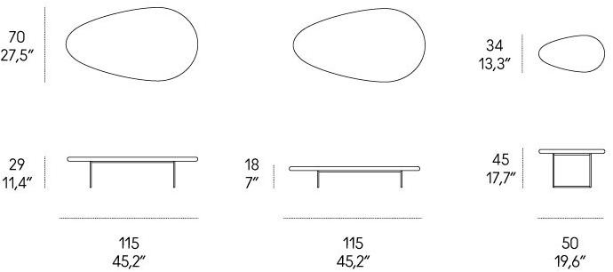 Casamania & Horm Журнальный столик из мрамора Lily sun-id-1499952 - Вид №6