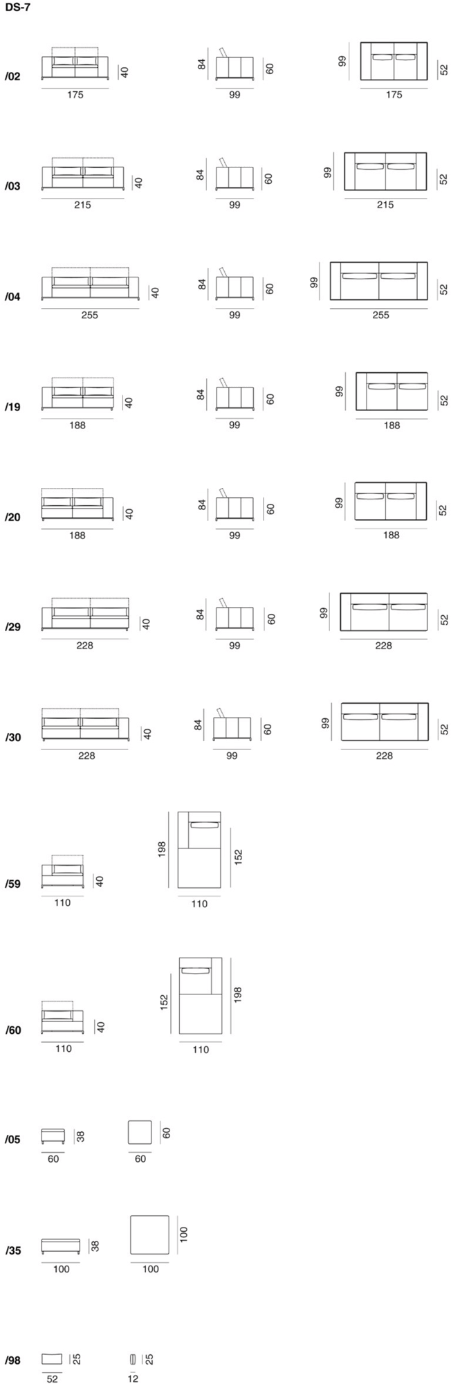 de Sede Диван Ds-7 sun-id-1432896 - Вид №2